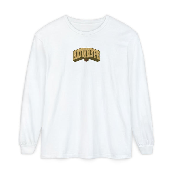 Cool Garment-Dyed Long Sleeve Tee, Casual Unisex Shirt, Cozy Fashion Top, Everyday Wear, Gift for Him/Her