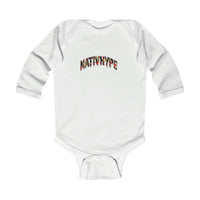 Infant Nativ Drip Long Sleeve Bodysuit